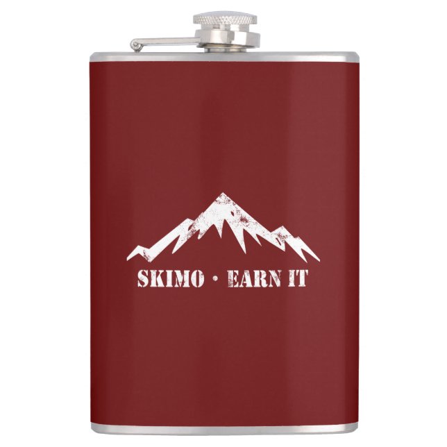 Skimo, tjäna den fickplunta (Framsidan)