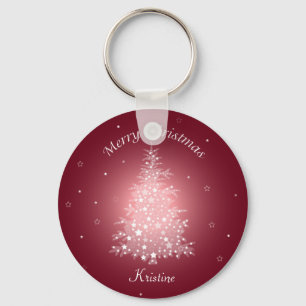 Skimrande julgran Keychain Nyckelring