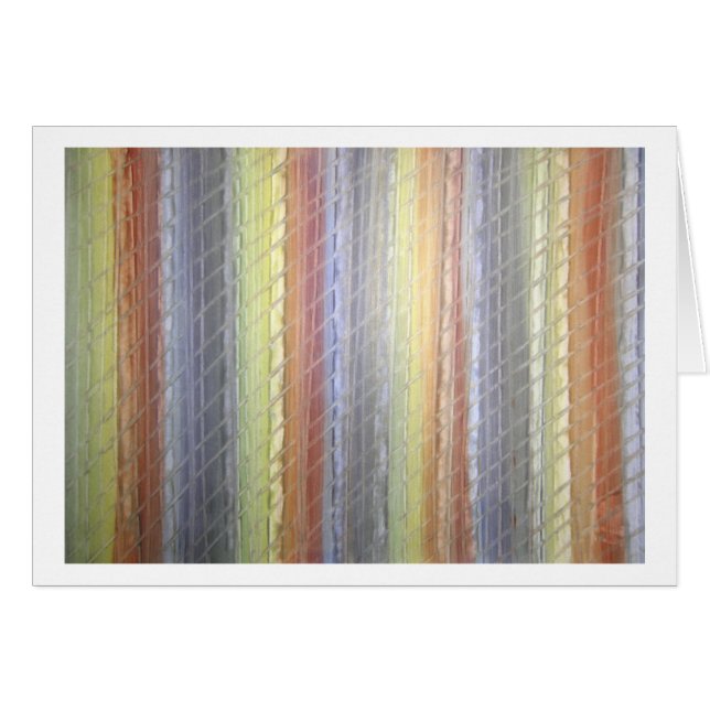 Skimrande regnbågar hälsningskort (Framsidan Horizontal)