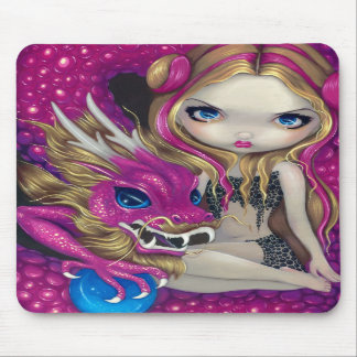 "Skimrande rosa drake" Mousepad Musmatta