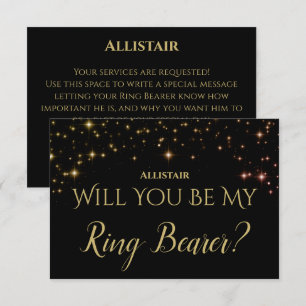 Skimrande Sparkles blir min Ring Bearer OSA Kort
