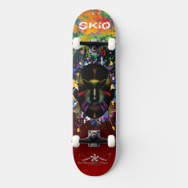 Skin 4/6 mini skateboard bräda 18,5 cm