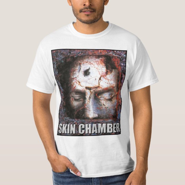 Skin-avdelningen "Trial" (VitShirt) Tee (Framsida)
