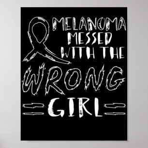 Skin Cancer Melanoma som har gått ut med fel flick Poster