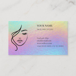 Skin care & Beauty Appointment Card Tidsbeställning Kort