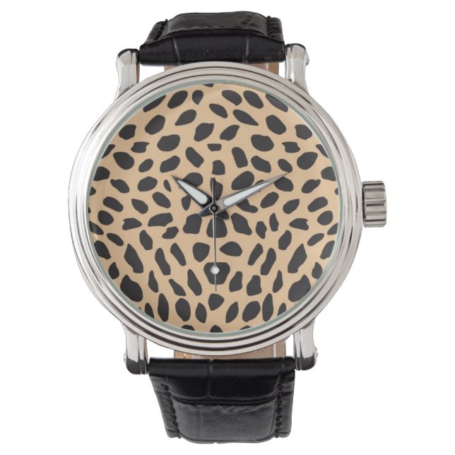 Skin cheetah decor armbandsur (Framsida)