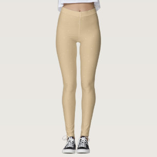 Skin färg-baljväxter leggings