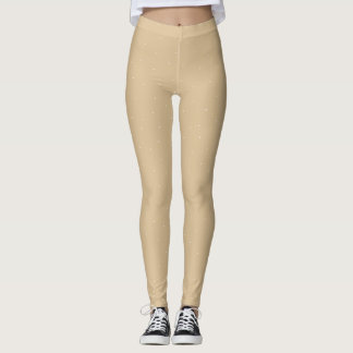 Skin färg-baljväxter leggings