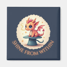 Skin inifrån - Cute Dragon Magnet