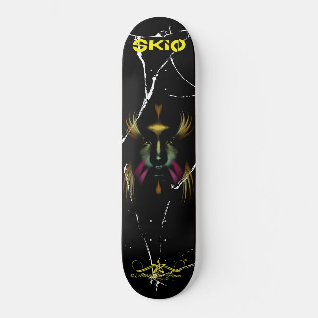 Skin Mini Skateboard Bräda 18,5 Cm (Framsida)