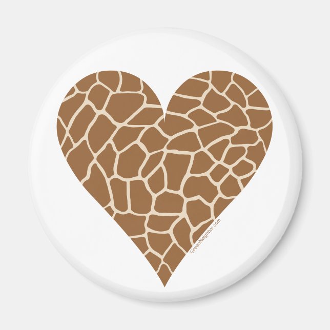 Skin Mönster, Färg i Giraffe Magnet (Framsidan)