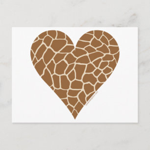 Skin Mönster, Färg i Giraffe Vykort