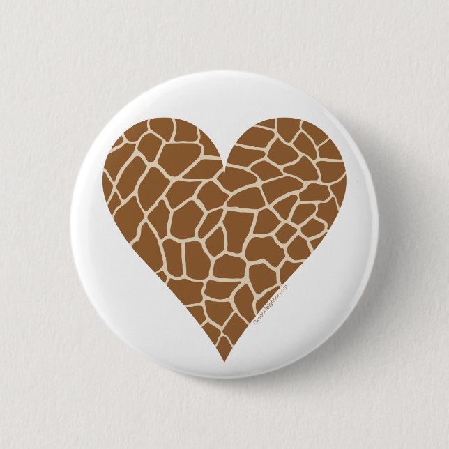 Skin Mönster, Färger av Giraffe Knapp (Framsida)