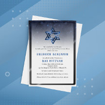 Skina blåttdavidsstjärnapub Mitzvah eller
