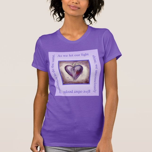 Skina ditt ljus T-Shirt (Framsida)