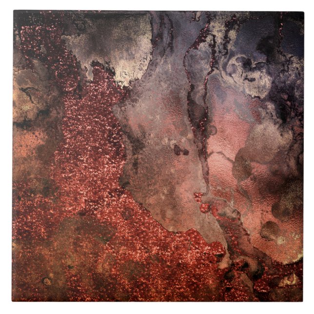 Skina förkoppra guld- marmor för kakelplatta (Framsidan)