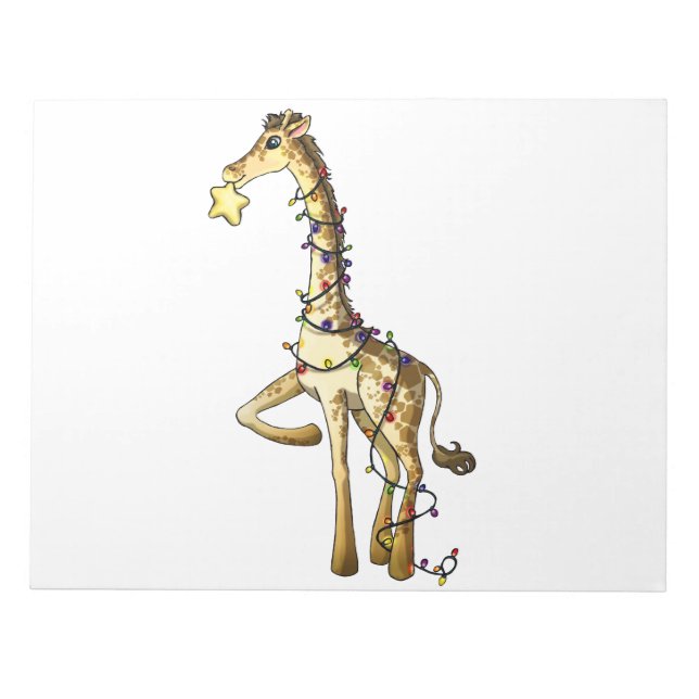Skina giraff anteckningsblock (Framsida)
