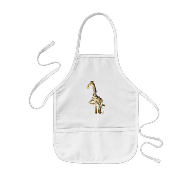 Skina giraff barnförkläde (Framsidan)