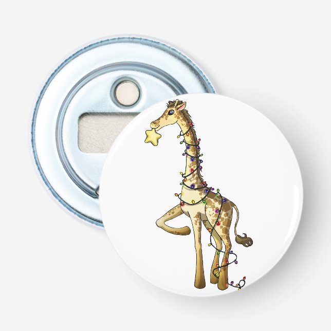 Skina giraff flasköppnare (Framsidan)