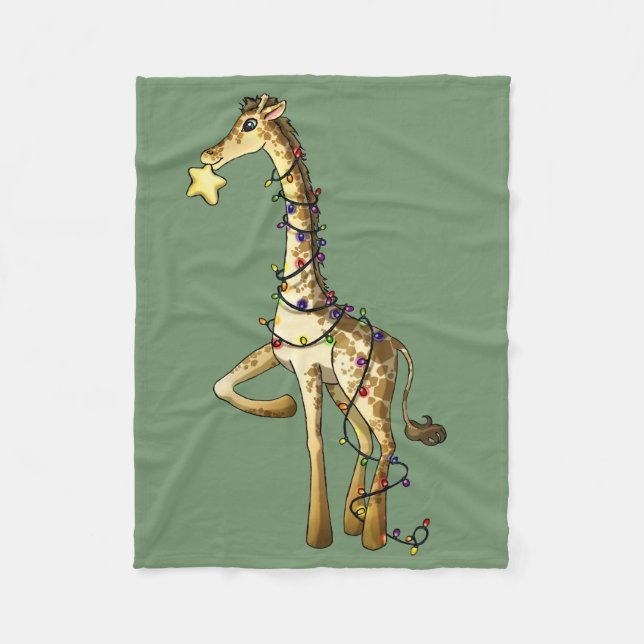 Skina giraff fleecefilt (Framsidan)