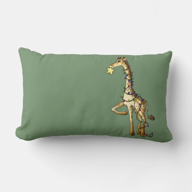 Skina giraff lumbarkudde (Framsida)