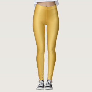 Skina guld- leggings