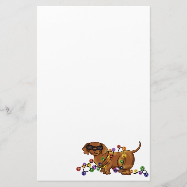 Skina hund brevpapper (Framsida)
