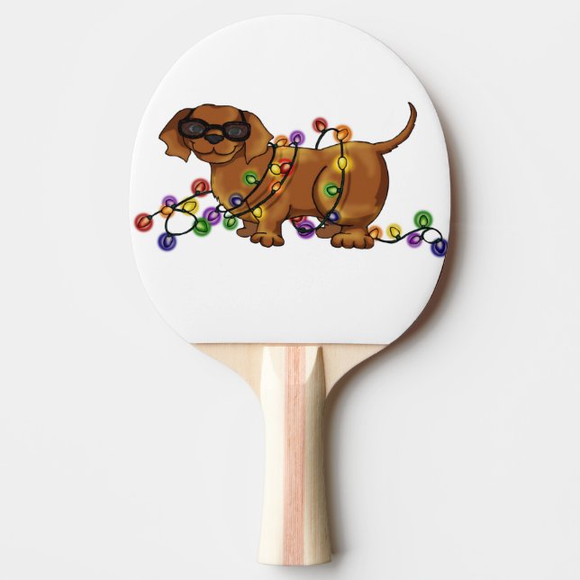 Skina hund pingisracket (Framsidan)