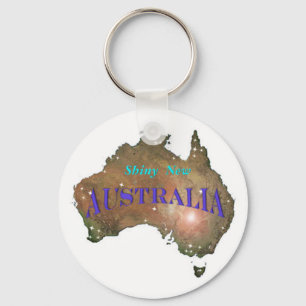 Skina nya Australien Nyckelring