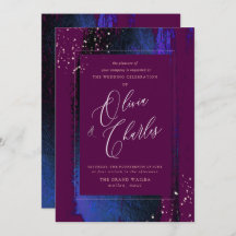 Skina, vinterblå penseldrag+Cassis