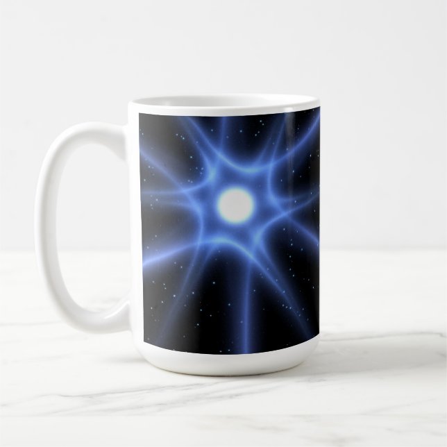 Skinande stjärna kaffemugg (Vänster)