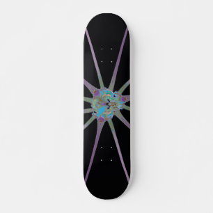 Skinande stjärna old school skateboard bräda 18 cm