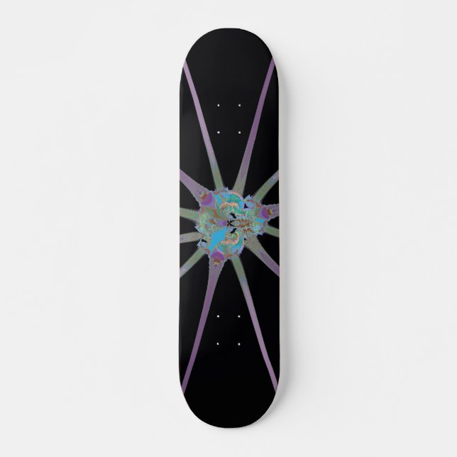 Skinande stjärna old school skateboard bräda 18 cm (Framsida)
