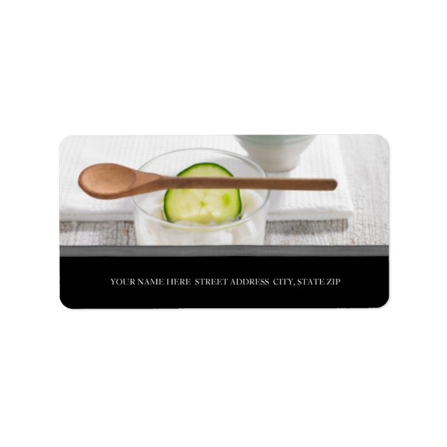 Skinare Business Adressetiketters Adressetikett (Framsidan)