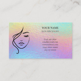 Skincare & Beauty Before care  Appointment Card Tidsbeställning Kort