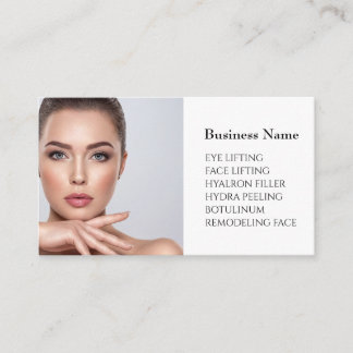 Skincare & Beauty Salon Visitenkarte Visitkort
