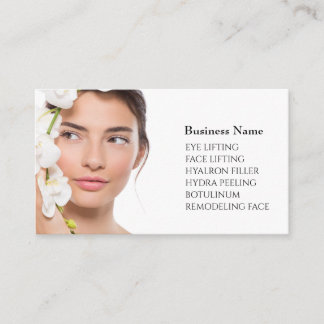 Skincare & Beauty Salon Visitenkarte Visitkort