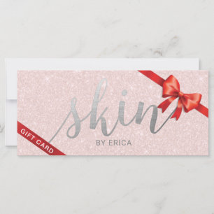 Skincare Esthetician Gift-certifikat  Rosa