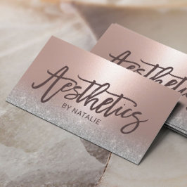 Skincare Esthetician  Ro Guld Aesthetics Visitkort