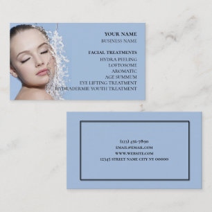 Skincare och ballastsalon visitkort