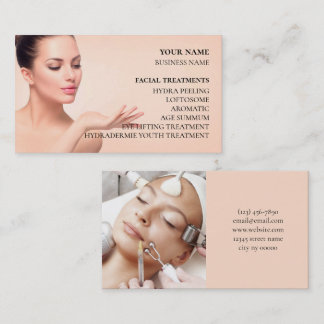 Skincare och ballastsalon visitkort