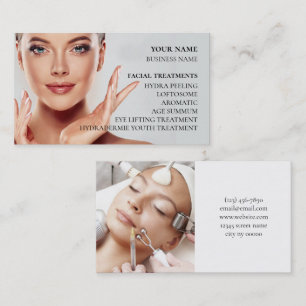 Skincare och ballastsalon visitkort