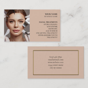 Skincare och ballastsalon visitkort