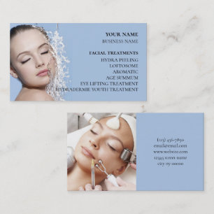 Skincare och ballastsalon visitkort