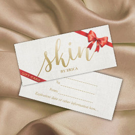 Skincare Salon Spa Business Gift-certifikat