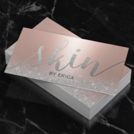 Skincare Salon Spa Esthetician  Ro Guld Visitkort
