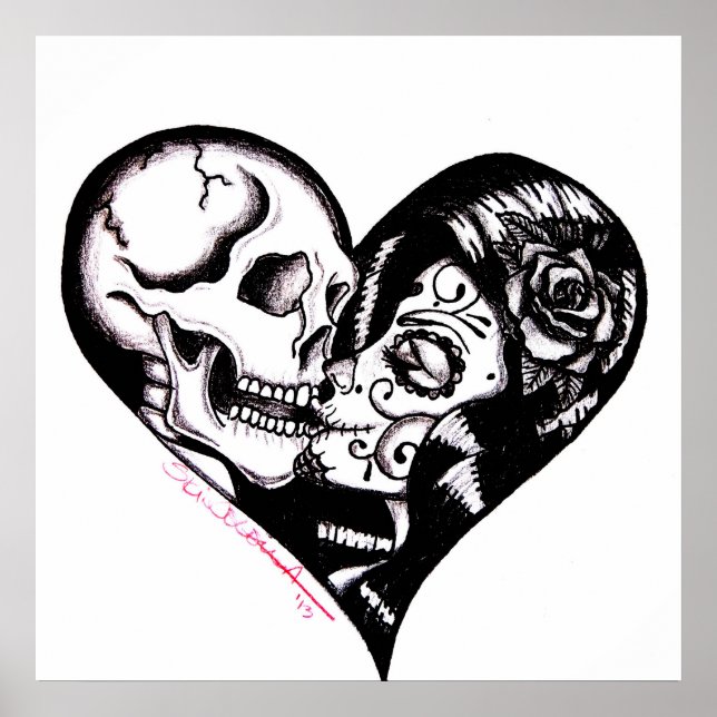 Skinderella "Heart Kiss" Poster (Framsidan)