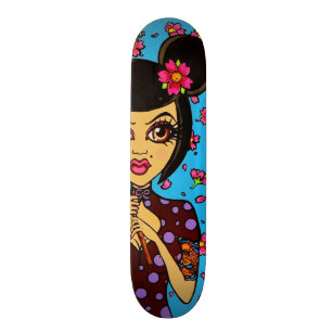 Skinderella skridskodäck old school skateboard bräda 21,6 cm