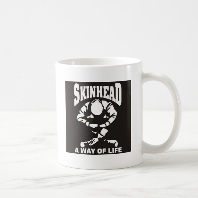 SKINHEAD EN LIVSFÖRING KAFFEMUGG (Höger)