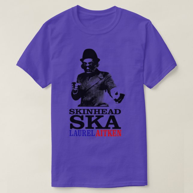 Skinhead Ska med Laurel T Shirt (Design framsida)